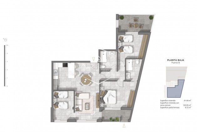 Nieuwbouw Woningen - Appartement- flat -
Guardamar del Segura - Pueblo
