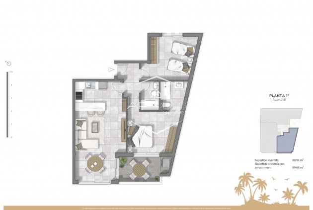 Nieuwbouw Woningen - Appartement- flat -
Guardamar del Segura - Pueblo