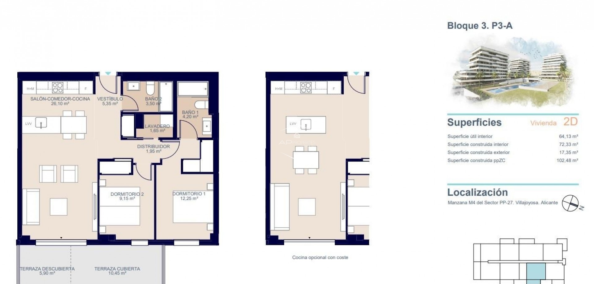 Nueva construcción  - Apartamento - piso -
Villajoyosa - Playa del Torres