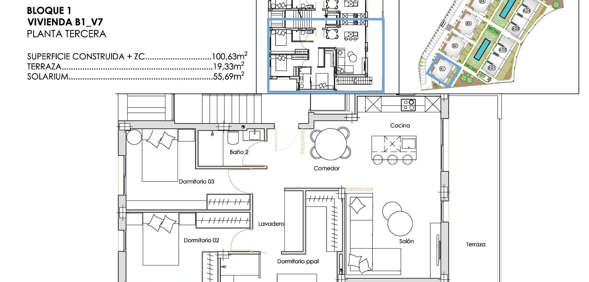 New Build - Apartment - Penthouse -
Torre Pacheco - Santa Rosalia