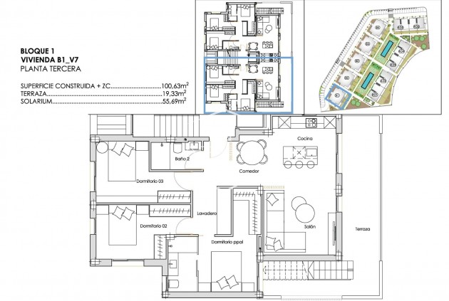 New Build - Apartment - Penthouse -
Torre Pacheco - Santa Rosalia