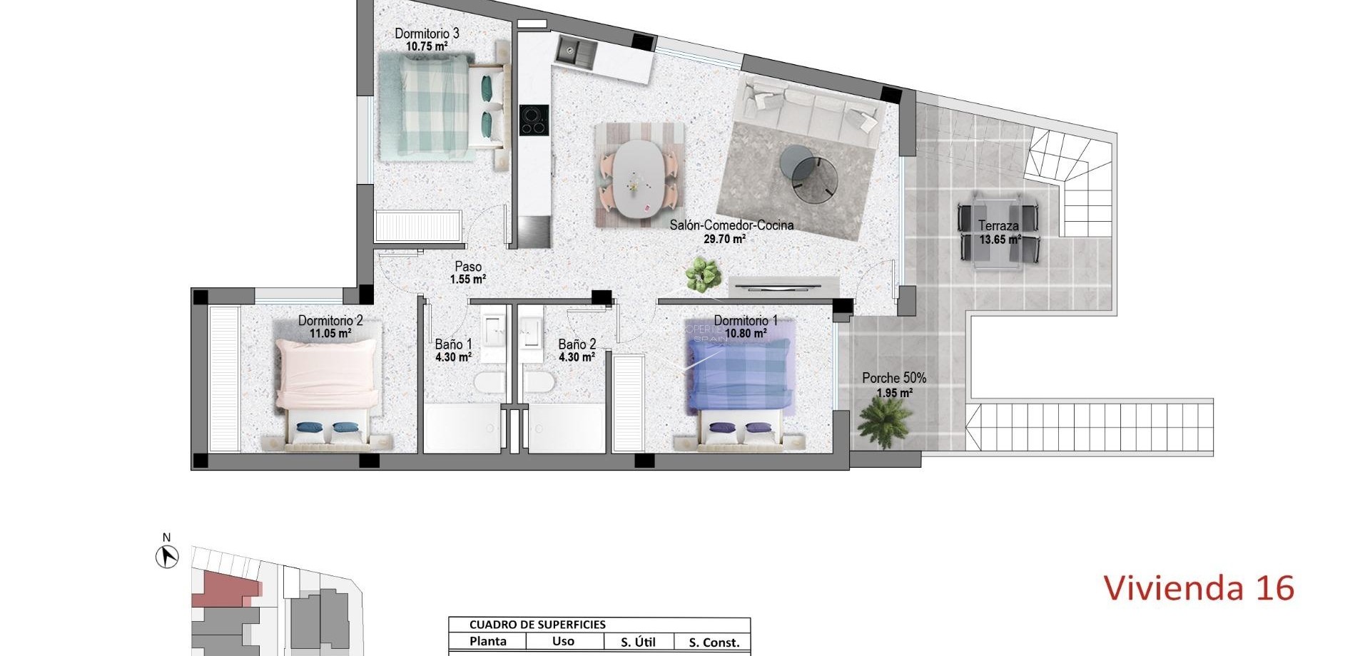 New Build - Bungalow -
Pilar de la Horadada - pueblo