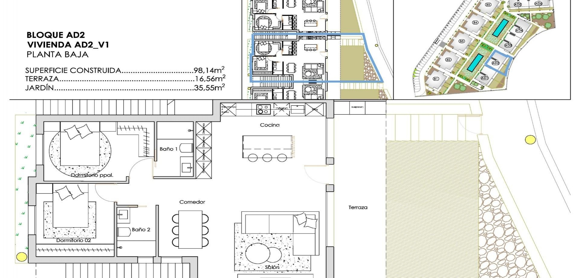 New Build - Bungalow -
Torre Pacheco - Santa Rosalia