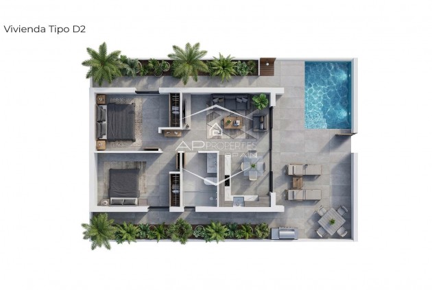 New Build - Villa - Detached -
Vera - Vera Playa