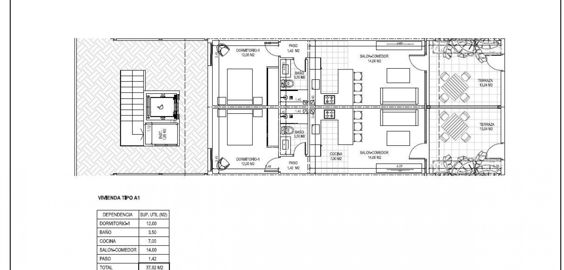 Nouvelle construction - Appartement -
Vera - Vera Playa