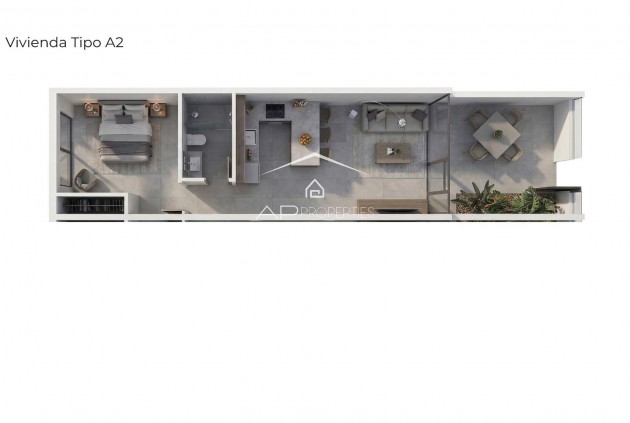 Nouvelle construction - Appartement -
Vera - Vera Playa