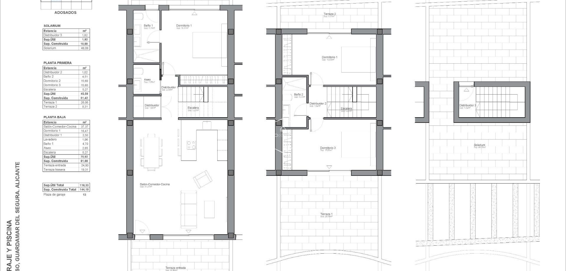 Nieuwbouw Woningen - Geschakelde woning -
Guardamar del Segura - El Raso