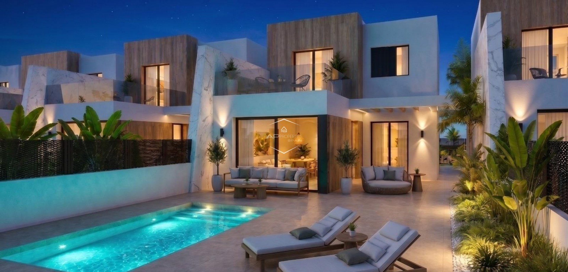 Nieuwbouw Woningen - Geschakelde woning -
Torre Pacheco - Santa Rosalia