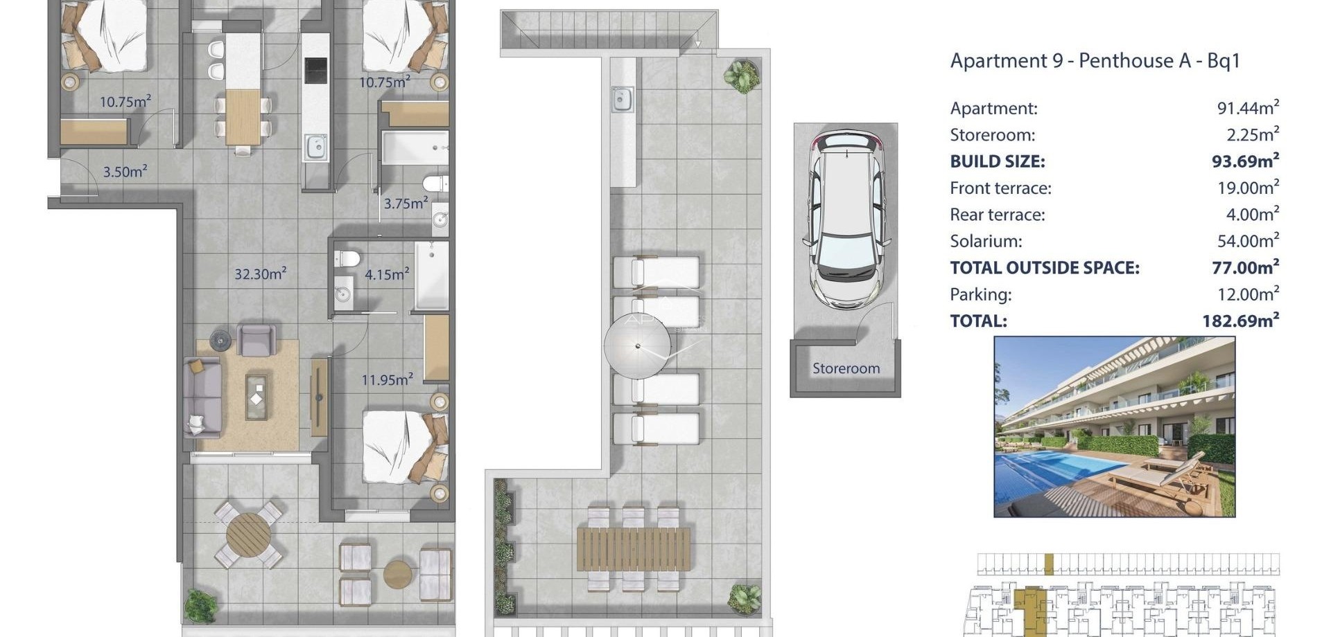 Nieuwbouw Woningen - Appartement - Penthouse -
Los Alcázares - Los Narejos