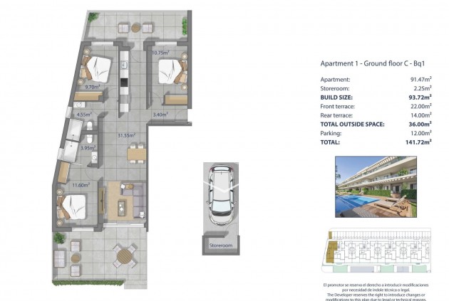 Nueva construcción  - Apartamento - piso -
Los Alcázares - Los Narejos