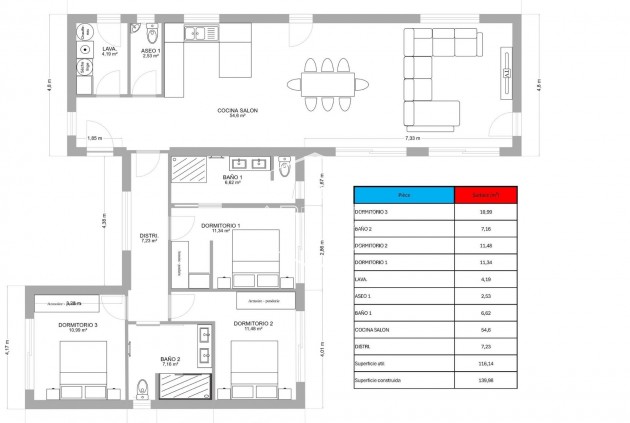 Nouvelle construction - Villa - Indépendante -
Aspe - urbanizaciones