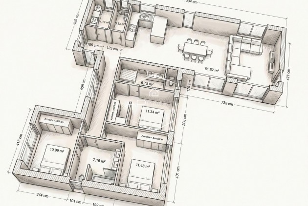 Nieuwbouw Woningen - Villa - Vrijstaand -
Pinoso - Casas Pastor