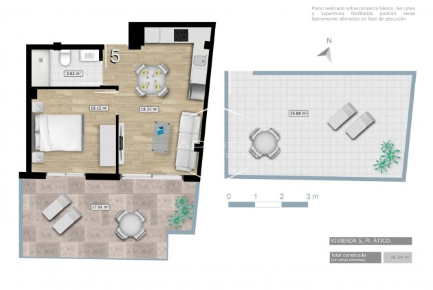 Nowy budynek - Apartament - Penthouse -
Torrevieja - Centro