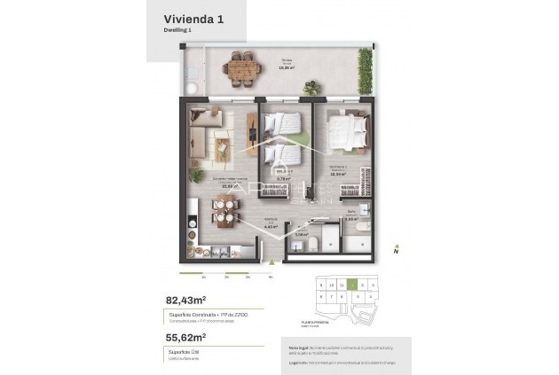 Nowy budynek - Mieszkanie - Apartament -
Mojacar - Descargador