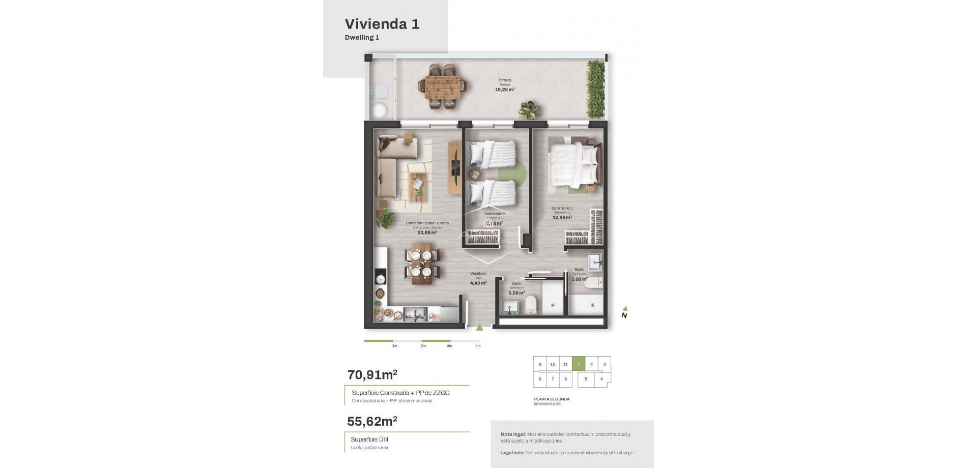 Nowy budynek - Apartament - Penthouse -
Mojacar - Descargador