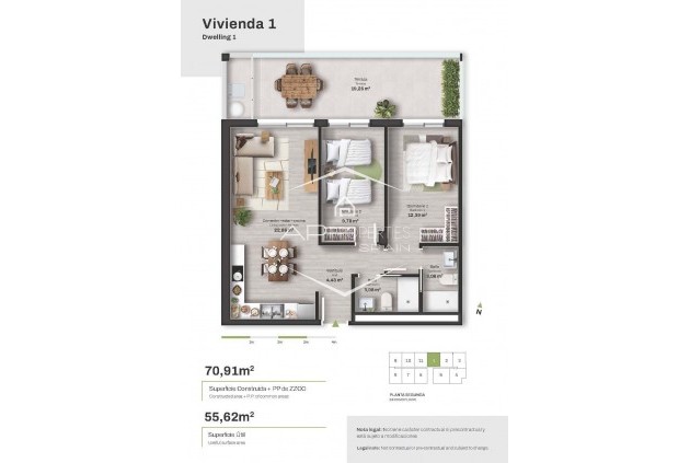 Nowy budynek - Apartament - Penthouse -
Mojacar - Descargador