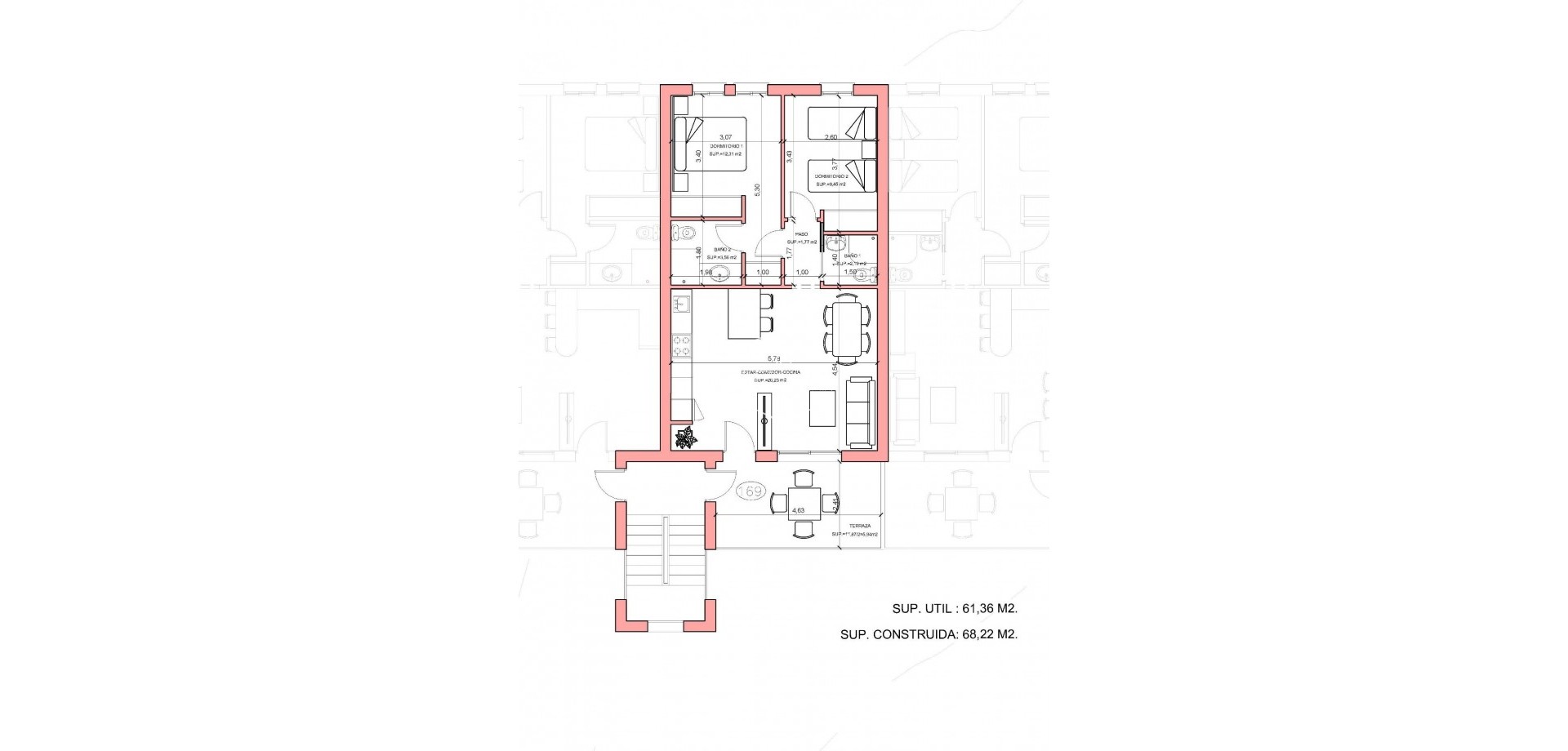 Nieuwbouw Woningen - Appartement - Penthouse -
Fuente Álamo - La Pinilla