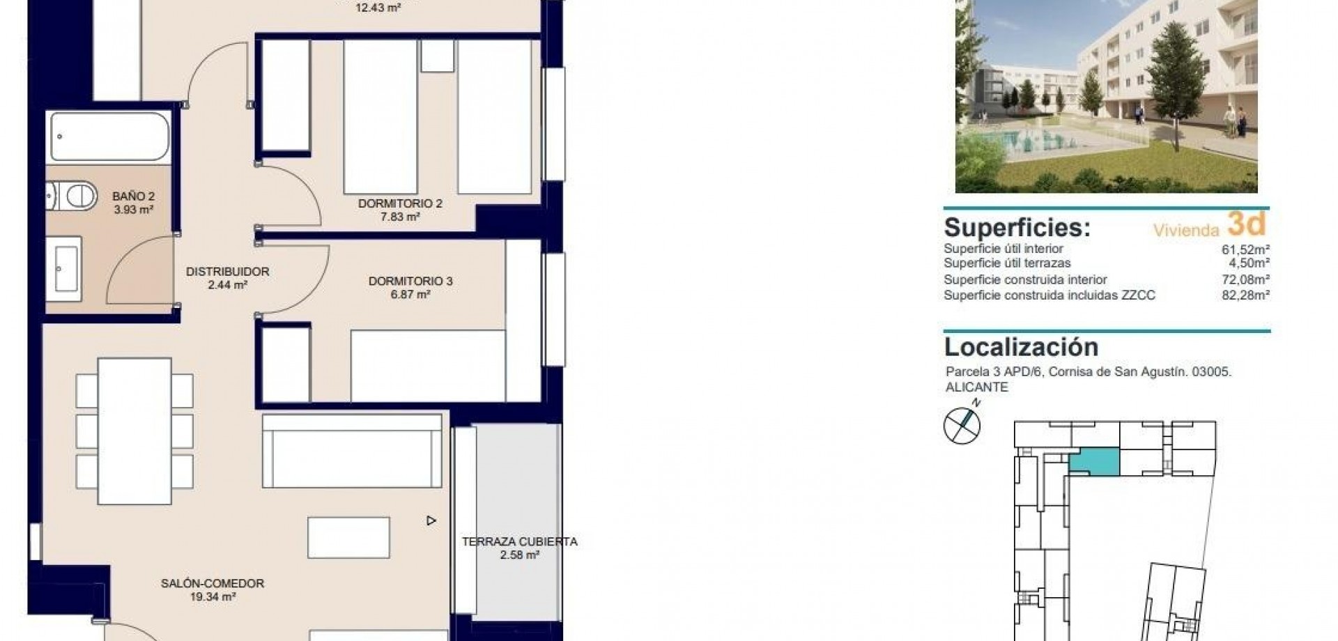Nueva construcción  - Apartamento - piso -
Alicante - San Agustín