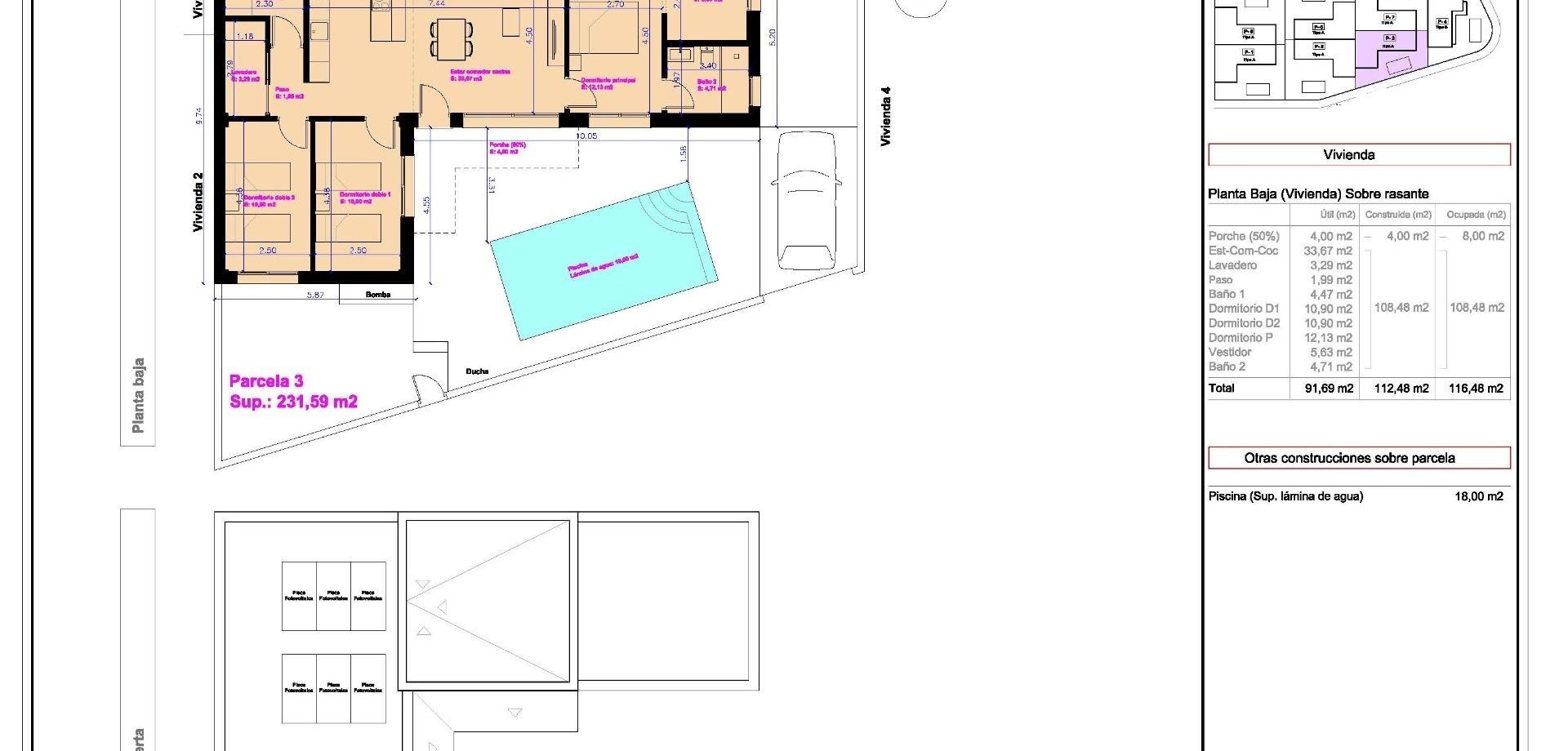 New Build - Quad House -
Daya Nueva - Centro