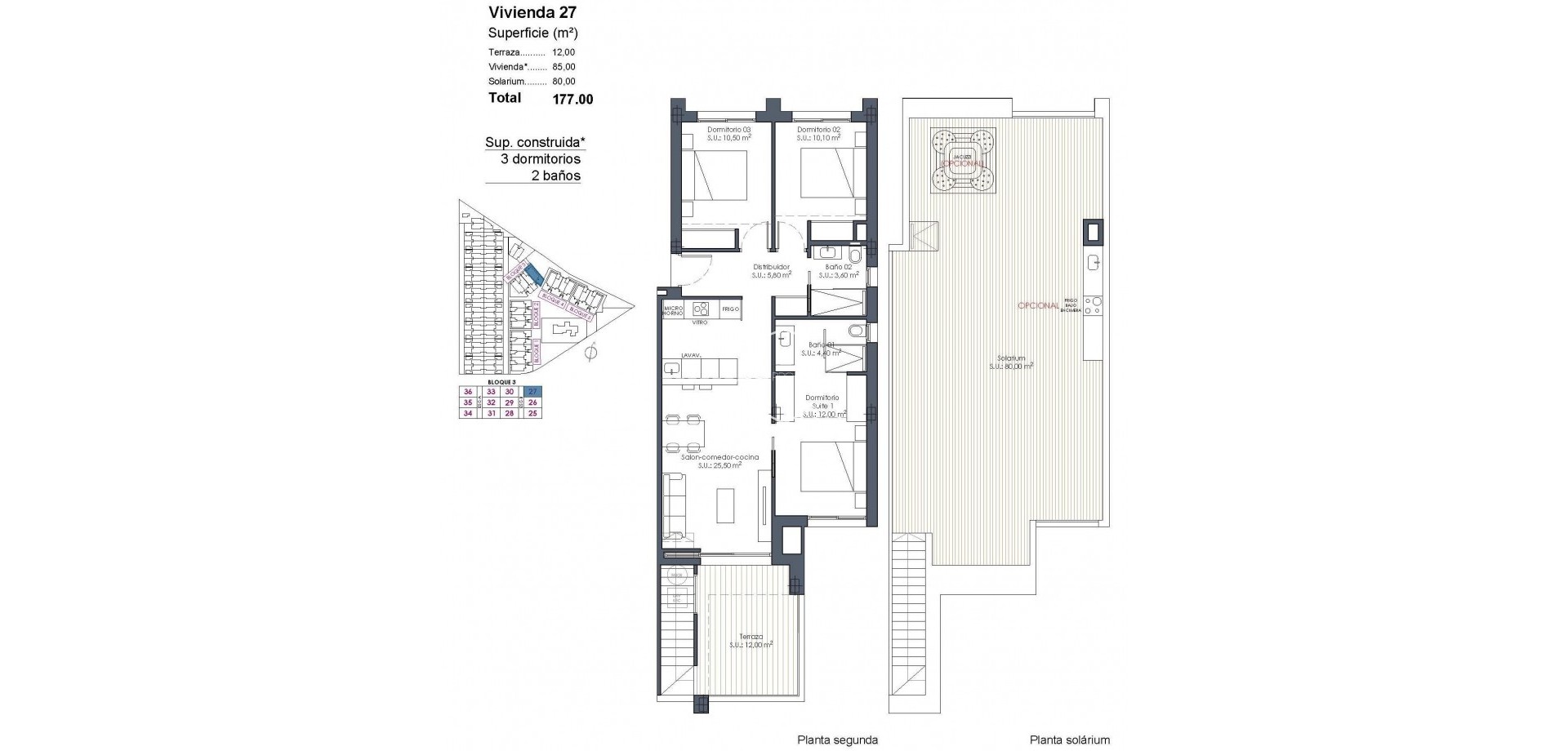 New Build - Apartment - Penthouse -
Los Alcázares - Serena Golf