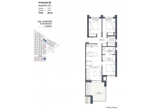 New Build - Apartment - flat -
Los Alcázares - Serena Golf