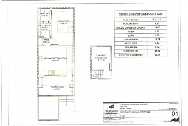 Resale - Bungalow -
Ciudad Quesada