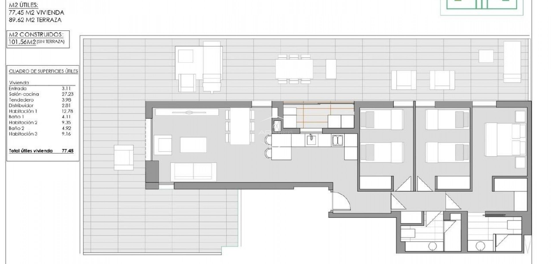 Nouvelle construction - Appartement - Penthouse -
Jávea - Pueblo