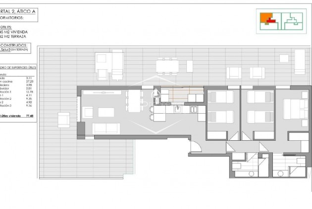 Nouvelle construction - Appartement - Penthouse -
Jávea - Pueblo