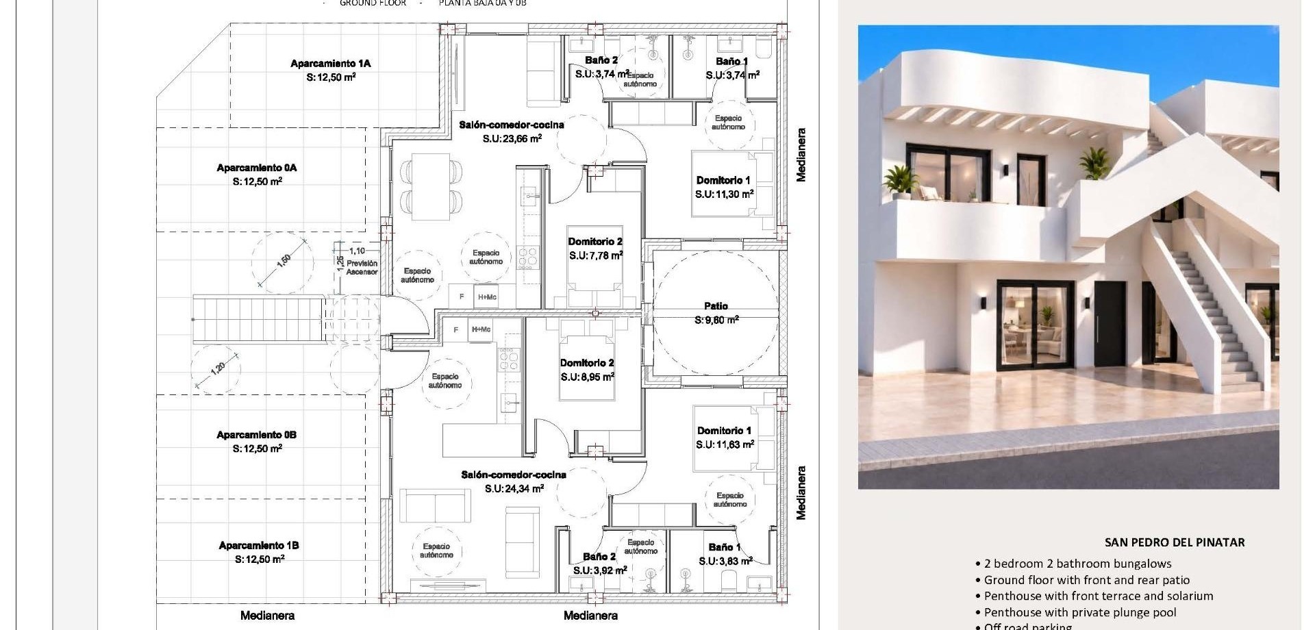 Nieuwbouw Woningen - Bungalow -
San Pedro del Pinatar - Los Peñascos