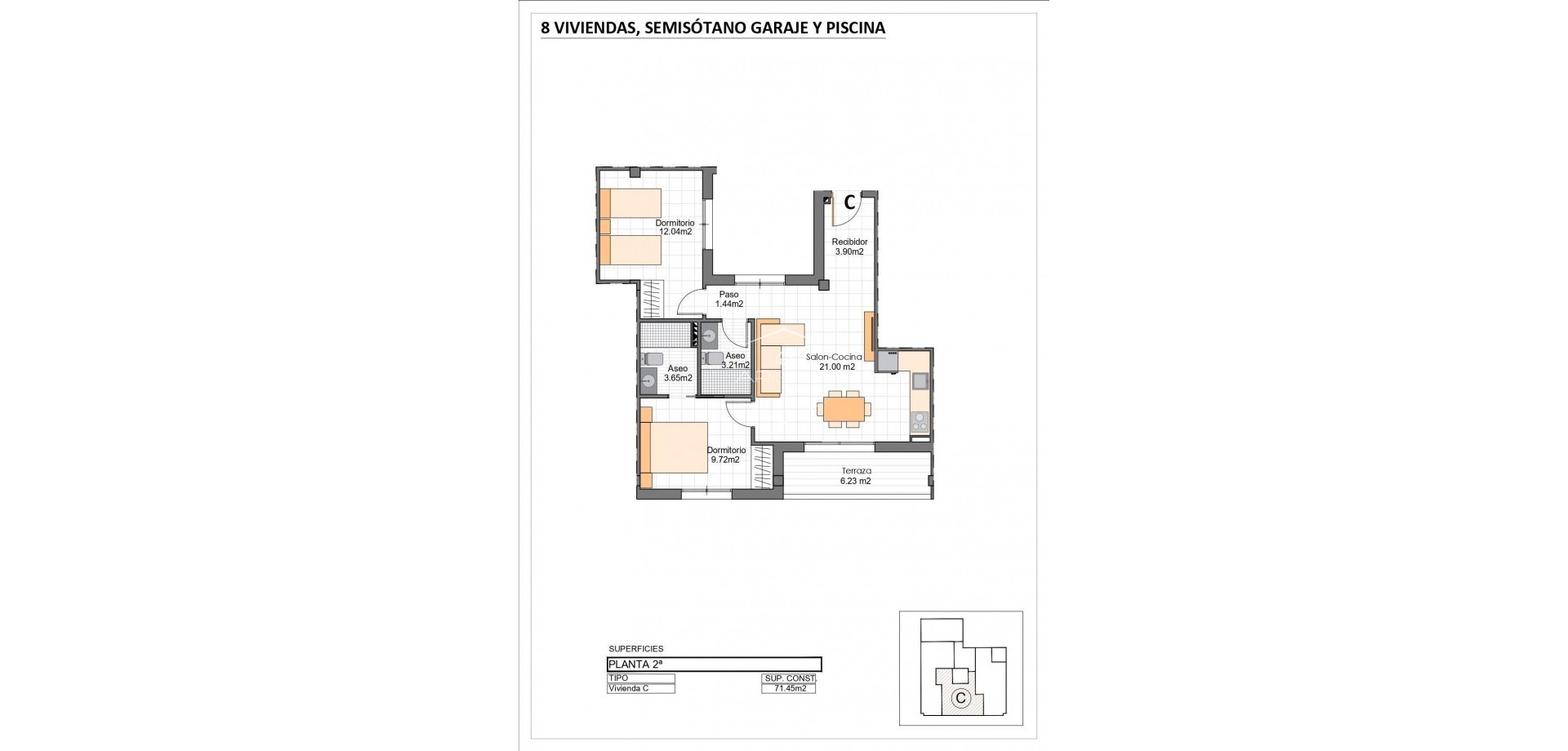 Nowy budynek - Apartament - Penthouse -
San Pedro del Pinatar - Lo pagan