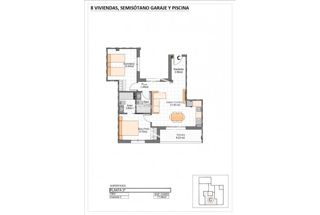 Nowy budynek - Apartament - Penthouse -
San Pedro del Pinatar - Lo pagan