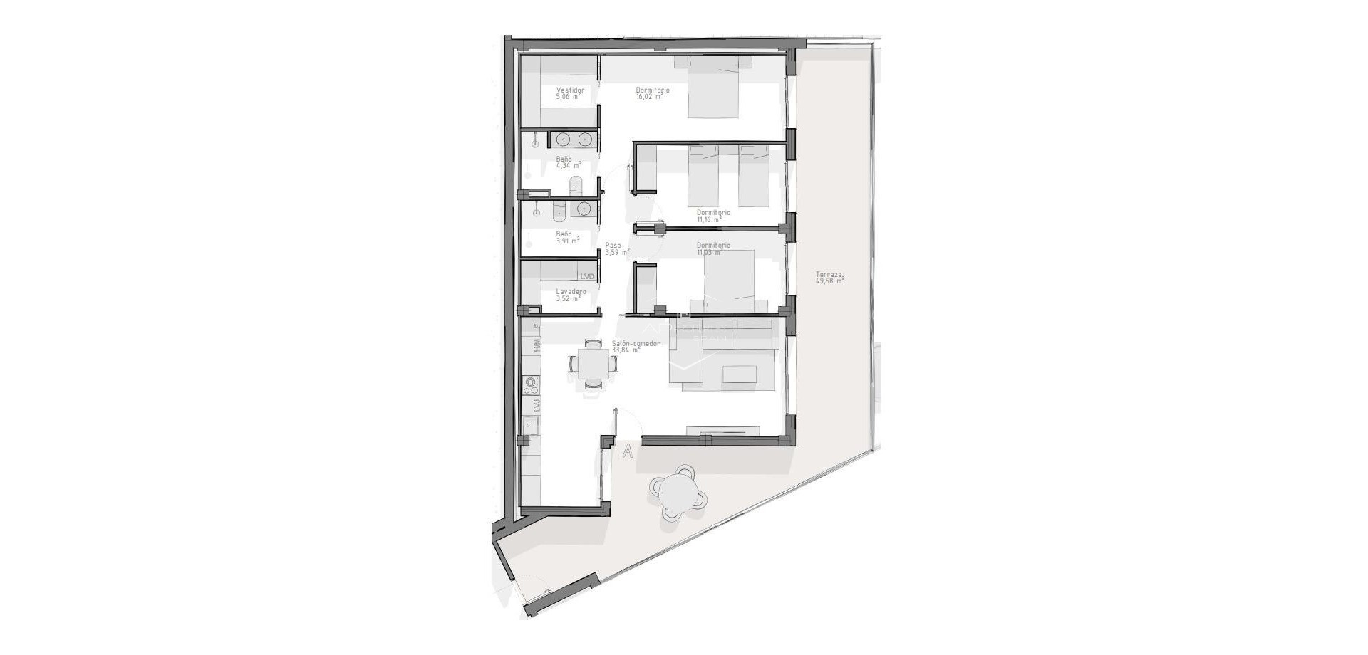 Nieuwbouw Woningen - Appartement- flat -
Aguilas - Playa del Hornillo