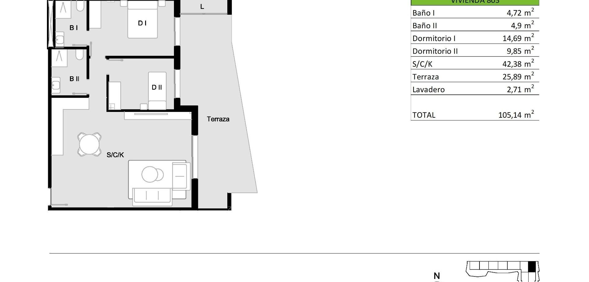 Nouvelle construction - Appartement - Penthouse -
San Miguel de Salinas - Pueblo