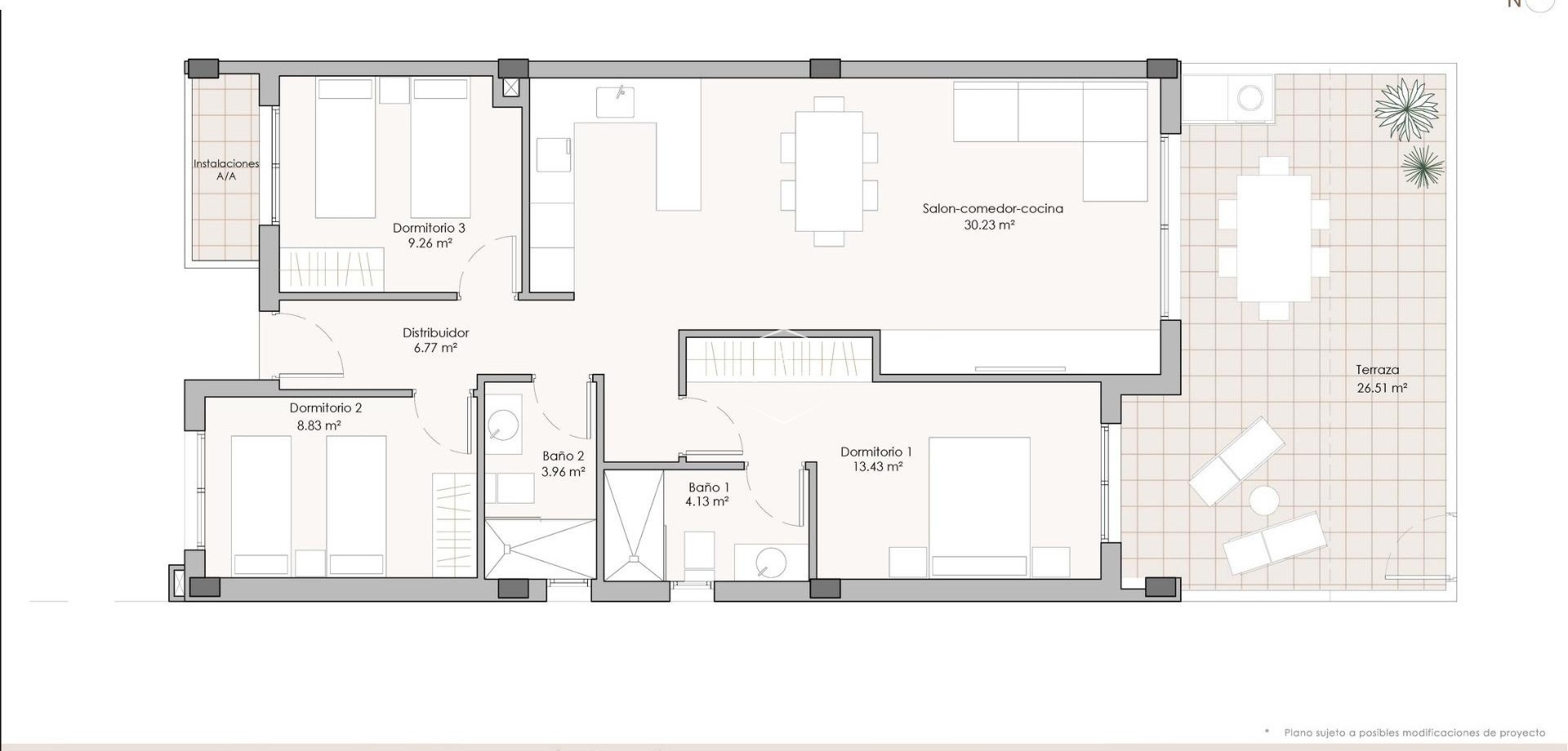 New Build - Apartment - flat -
Pulpi - Aguilón Golf