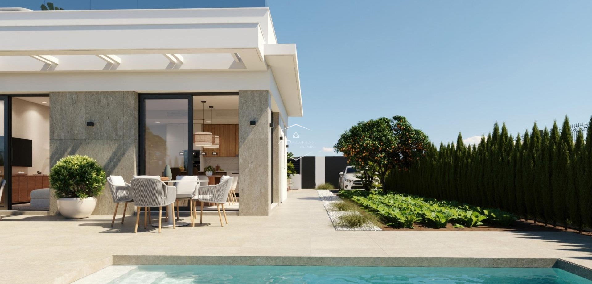 Nueva construcción  - Villa - Independiente -
Fuente Álamo - Hacienda Del Álamo Golf