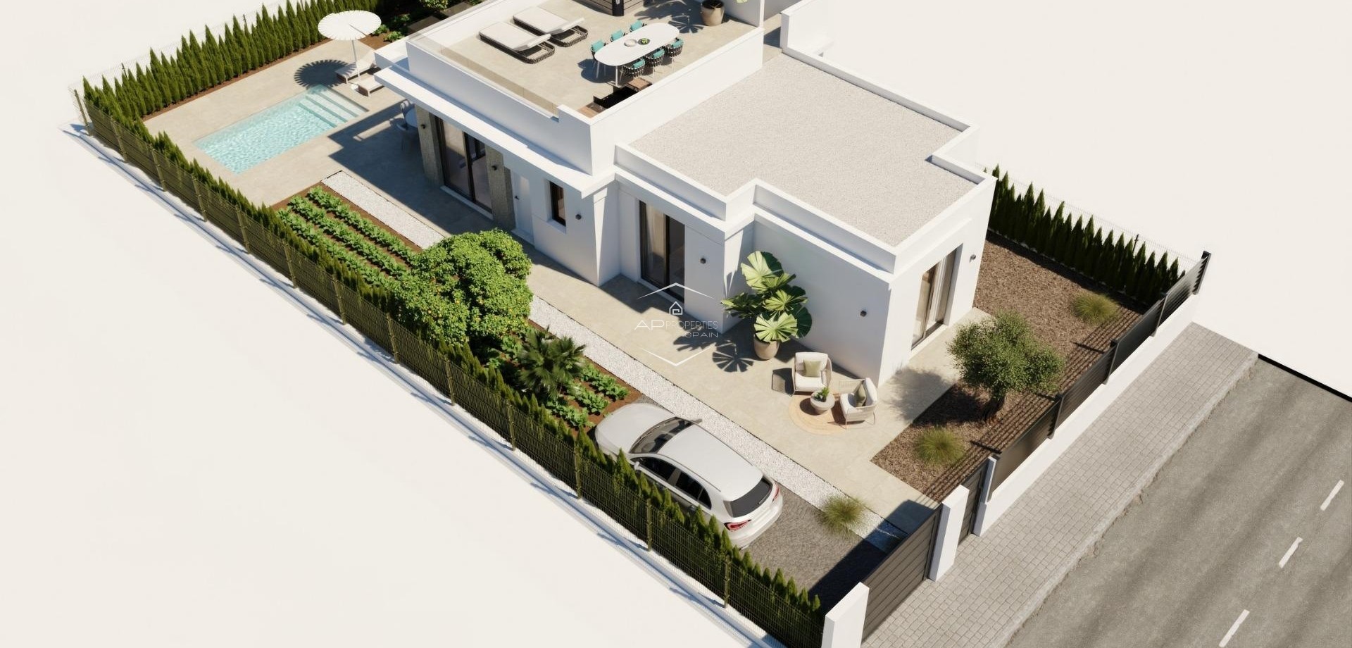 Nueva construcción  - Villa - Independiente -
Fuente Álamo - Hacienda Del Álamo Golf