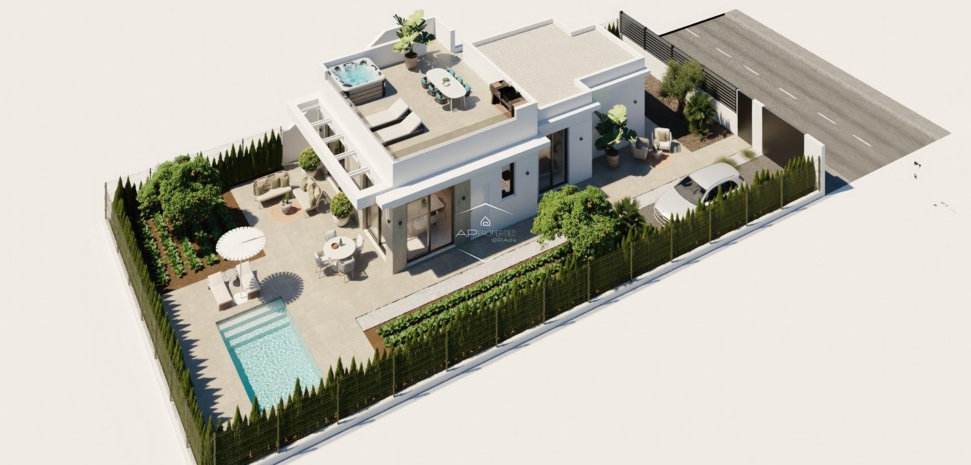 Nueva construcción  - Villa - Independiente -
Fuente Álamo - Hacienda Del Álamo Golf