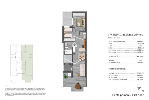 Nieuwbouw Woningen - Appartement- flat -
Pilar de la Horadada - Torre De La Horadada