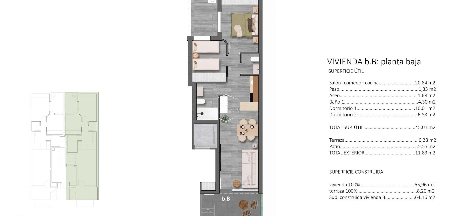 Nieuwbouw Woningen - Appartement- flat -
Pilar de la Horadada - Torre De La Horadada
