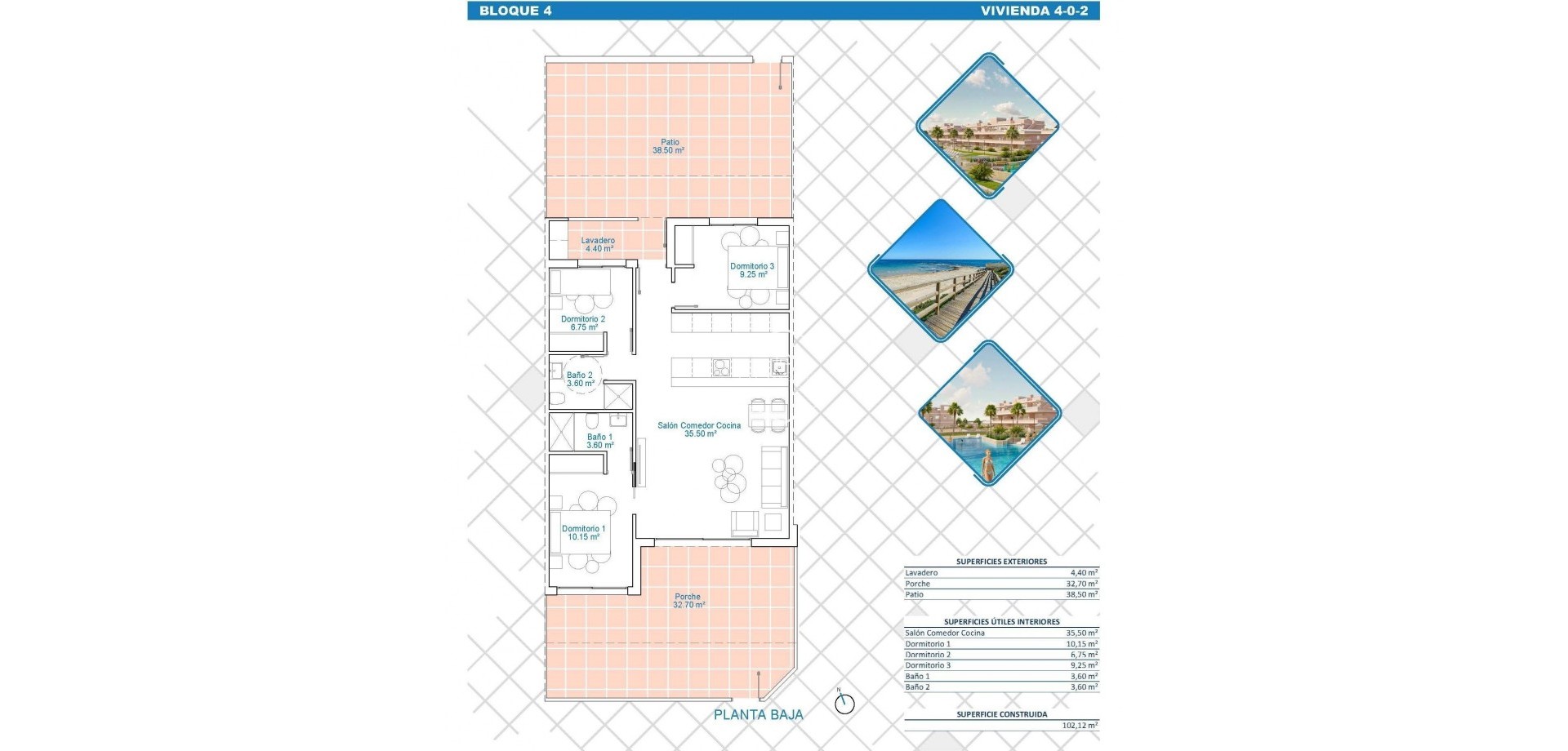 Nouvelle construction - Appartement -
Pilar de la Horadada - Lo Monte