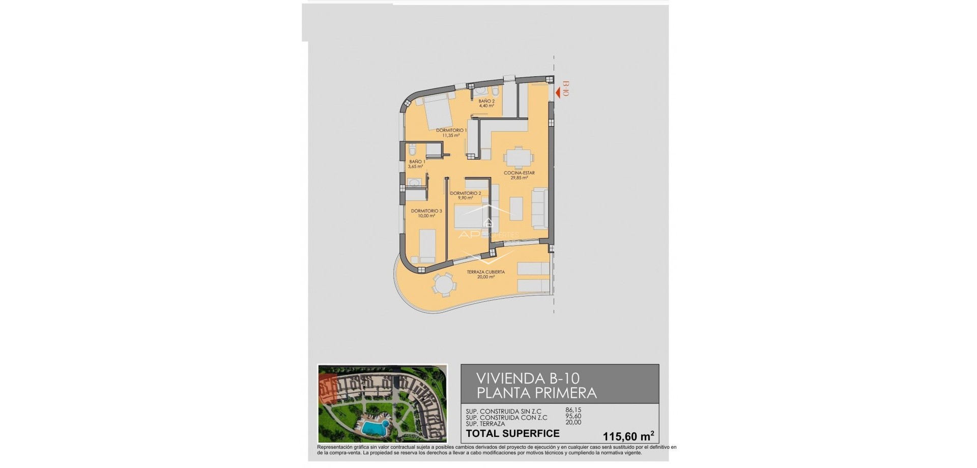 Nouvelle construction - Appartement -
Los Alcázares - Serena Golf