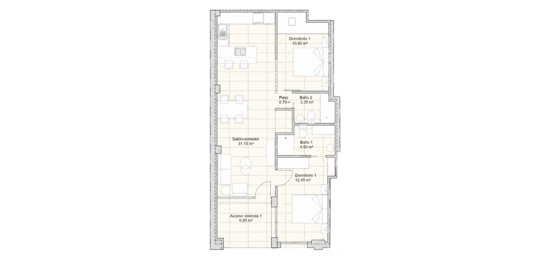 Nueva construcción  - Apartamento - piso -
San Javier - pueblo