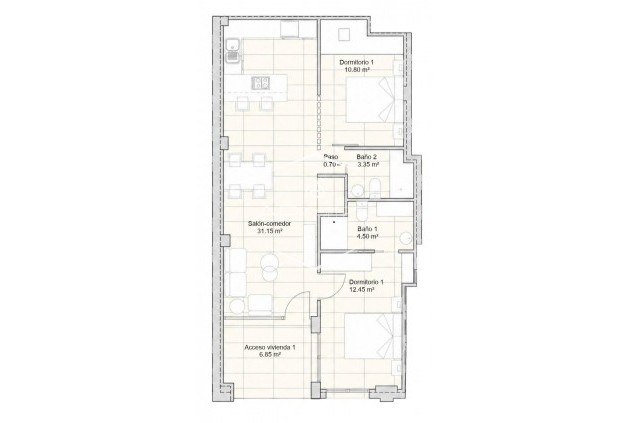 Nueva construcción  - Apartamento - piso -
San Javier - pueblo
