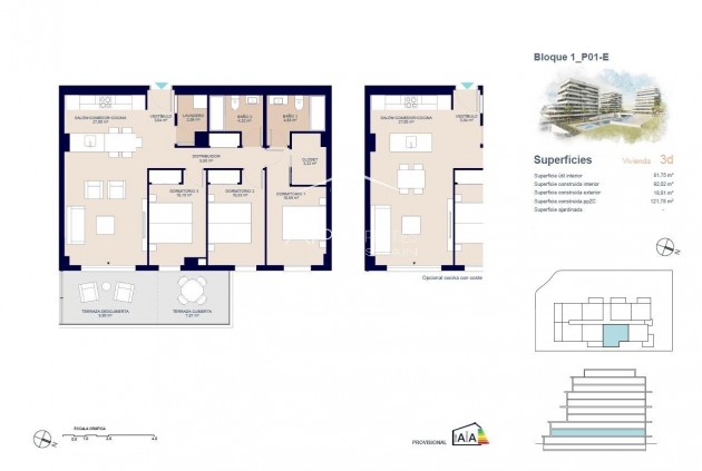 Nueva construcción  - Apartamento / piso -
Villajoyosa - Playas Del Torres