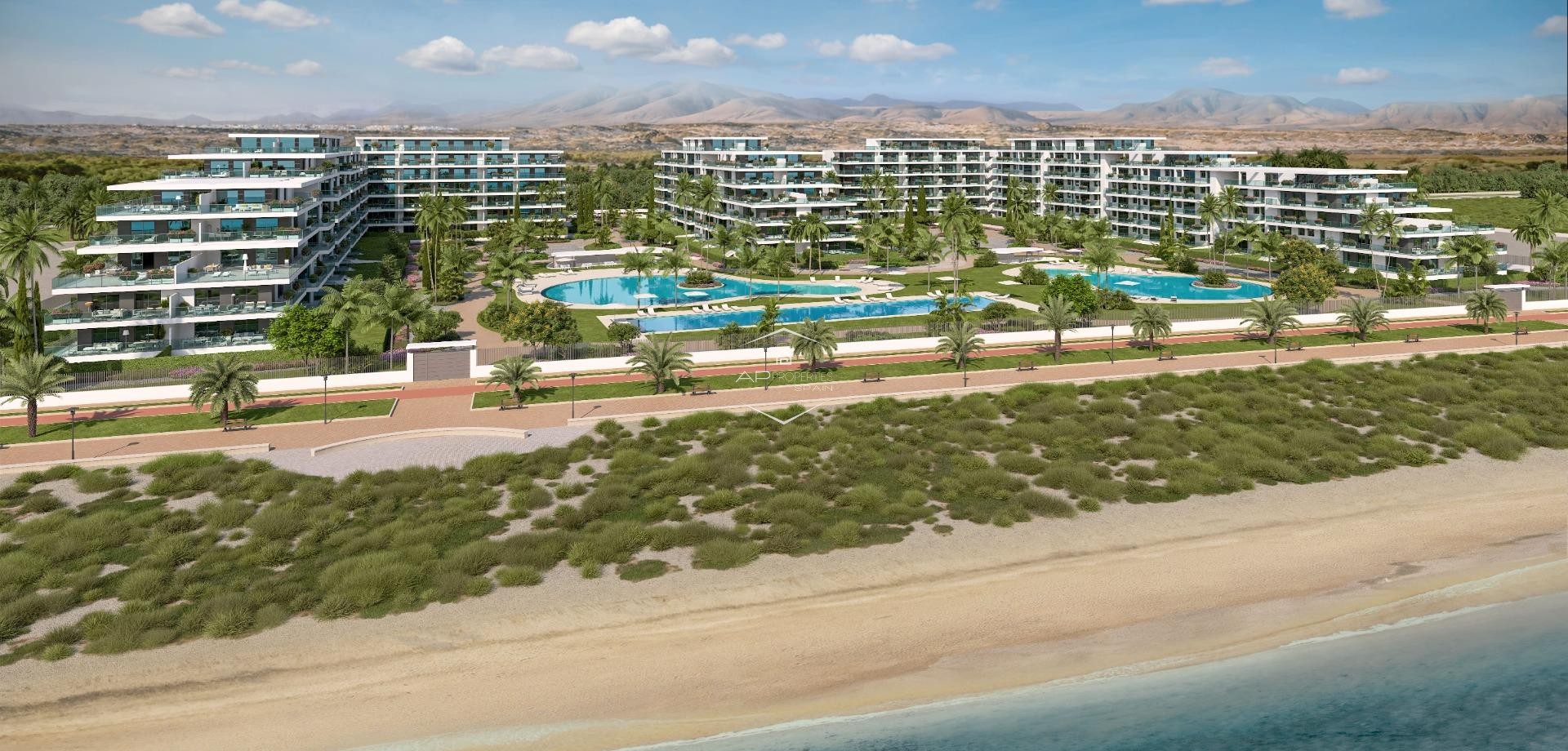 Nieuwbouw Woningen - Appartement / flat -
Almerimar - 1ª Linea De Playa