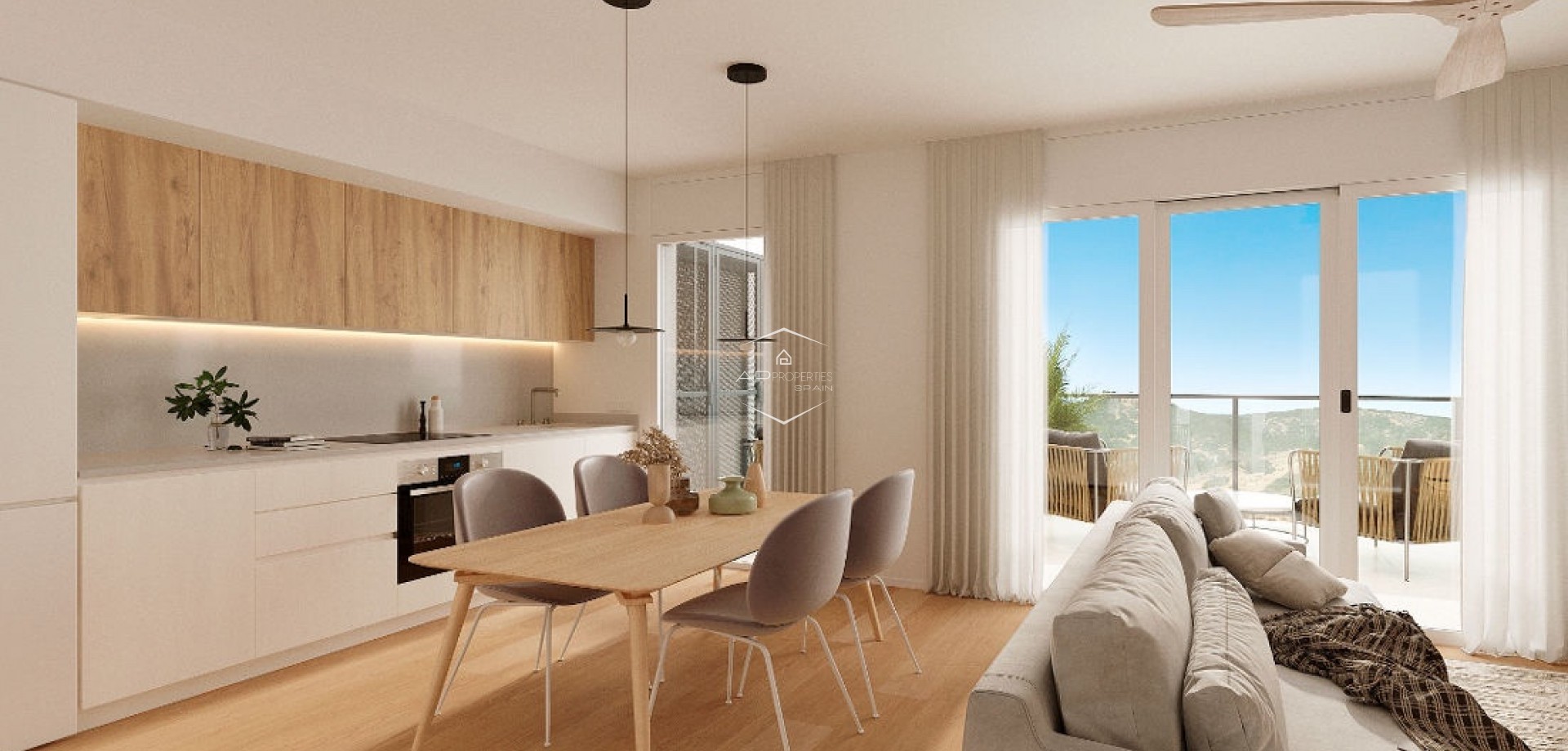 New Build - Apartment / flat -
Finestrat - Finestrat pueblo