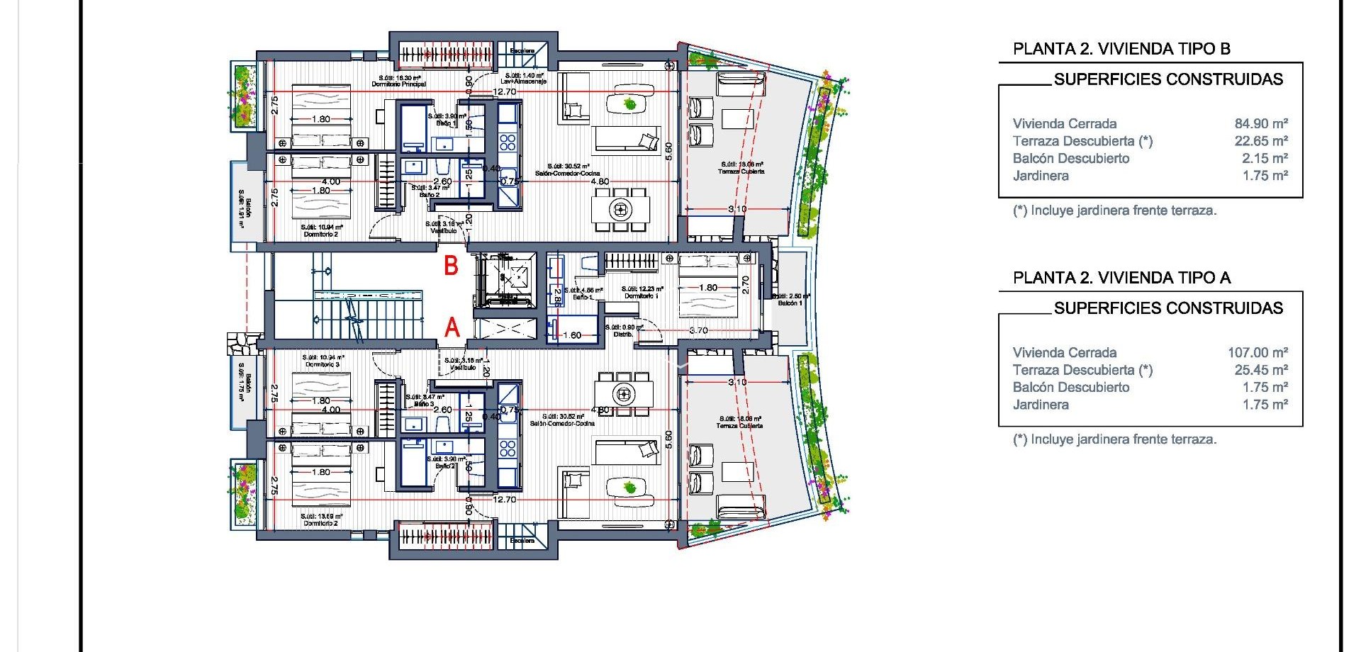 Nueva construcción  - Apartment - Penthouse -
La Manga Club - Las Orquídeas