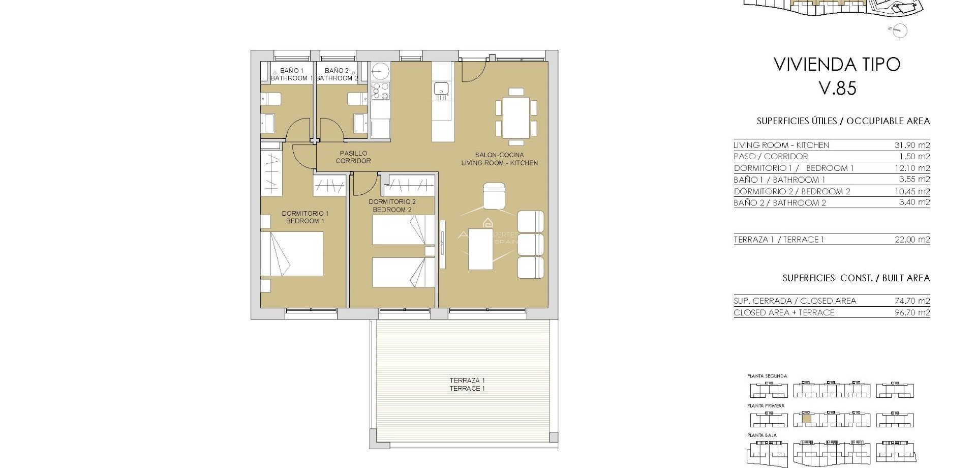 Nueva construcción  - Apartamento / piso -
Pilar de la Horadada - Lo Romero Golf