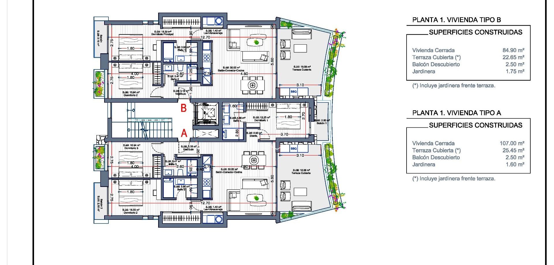 Nowy budynek - Mieszkanie w bloku -
La Manga Club - Las Orquídeas