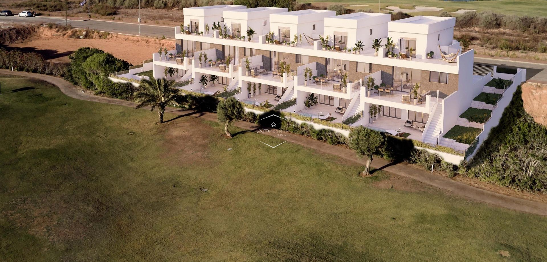 Nieuwbouw Woningen - Geschakelde woning -
Los Alcázares - Serena Golf